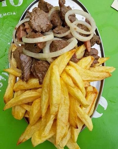 Filé 400g + fritas